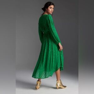 By Anthropologie Allene Shimmer Maxi Dress